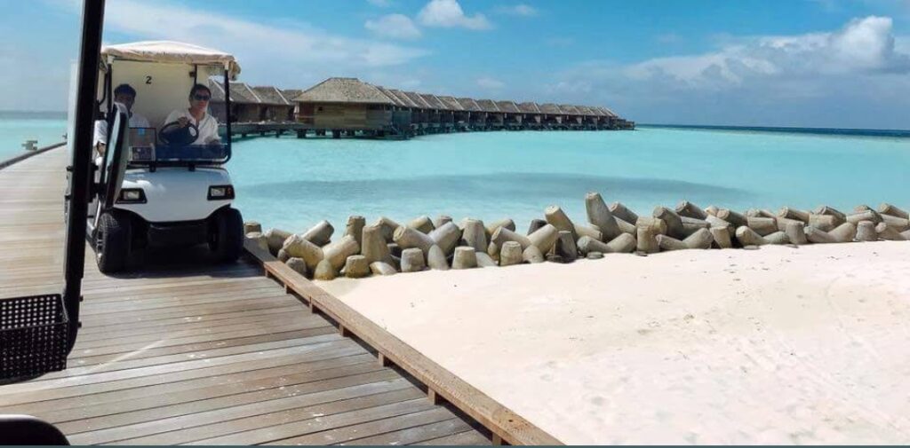 What activities and excursions do guesthouses like Naifaru Inn and Thundi Guest House offer to enhance your stay?